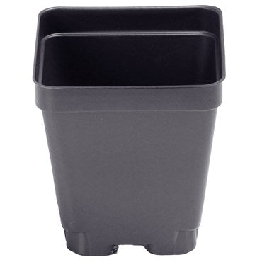 3.5" square plastic pot - Green Valley Hydroponics