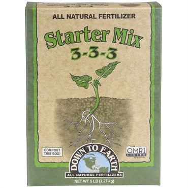 Down to Earth™ Starter Mix 3-3-3 - 5lb - OMRI Listed®