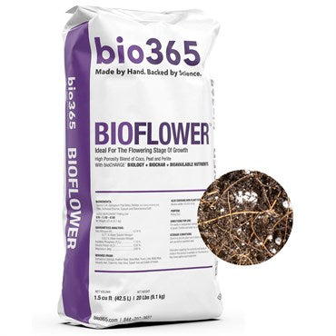 bio365™ BIOFLOWER™ - 1.5cu ft - Bag - Blend of Fine Coir, Coarse Peat, & Super Coarse Perlite