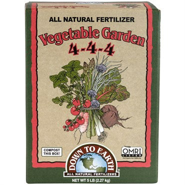 Down to Earth™ Vegetable Garden 4-4-4 - 5lb - OMRI Listed®