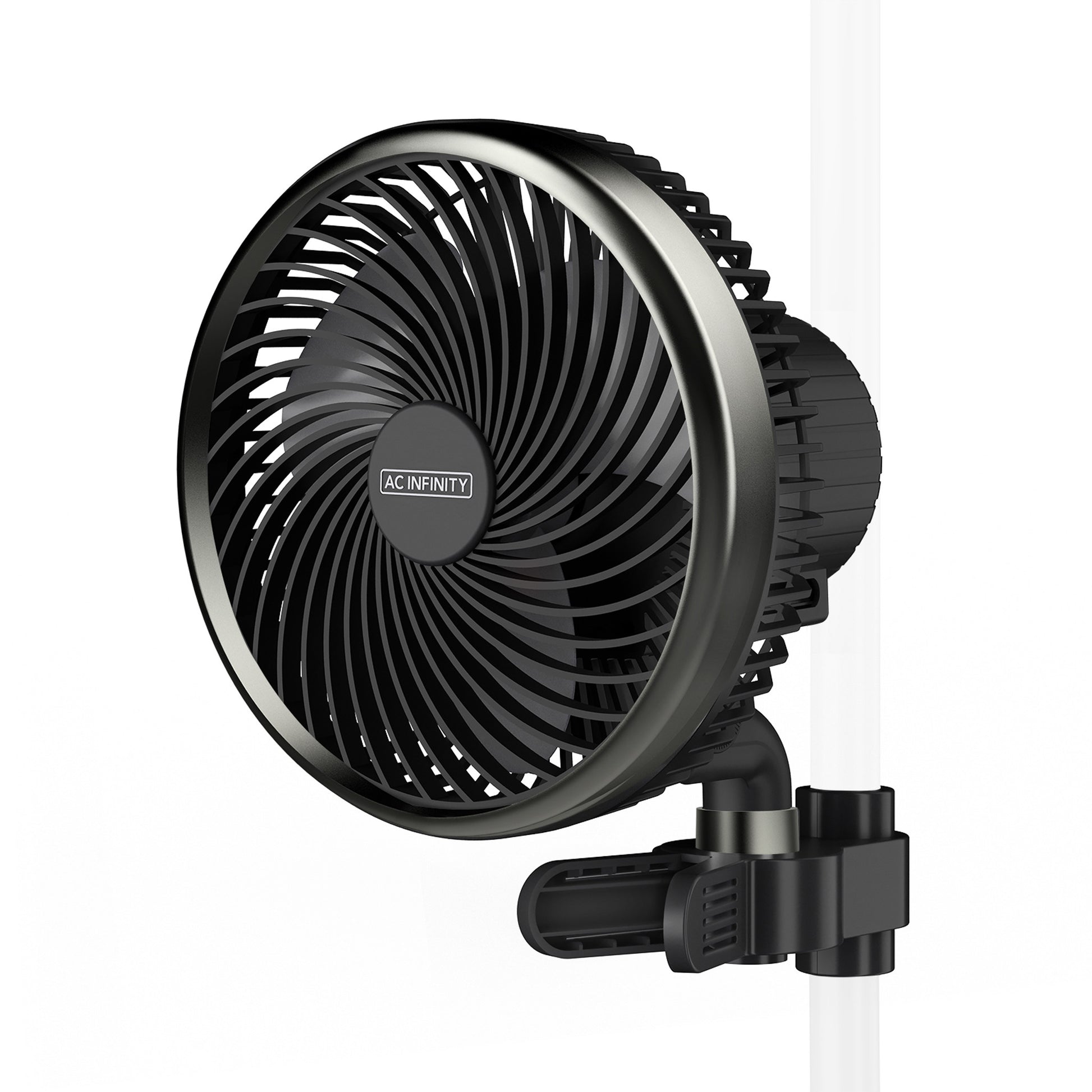 AC Infinity Cloudray S6, Grow Tent Clip Fan 6" with 10-Speeds, Ec-Motor, Weatherproof IP-44, Auto Oscillation - Green Valley Hydroponics