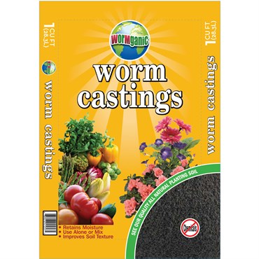 Wormganic Organic Worm Castings - 1cu ft