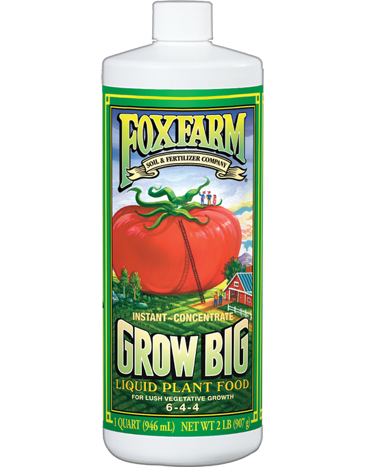 FoxFarm® Grow Big® Fertilizer 6-4-4 Liquid Concentrate