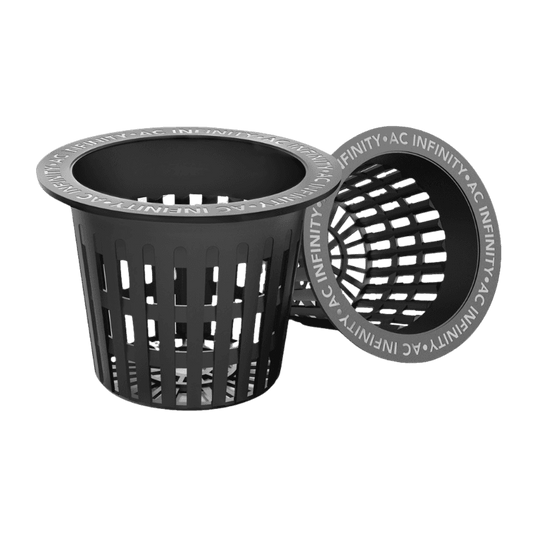 Net Cup 4" Slotted Mesh Net Cup Net Pot for Hydroponics - Green Valley Hydroponics